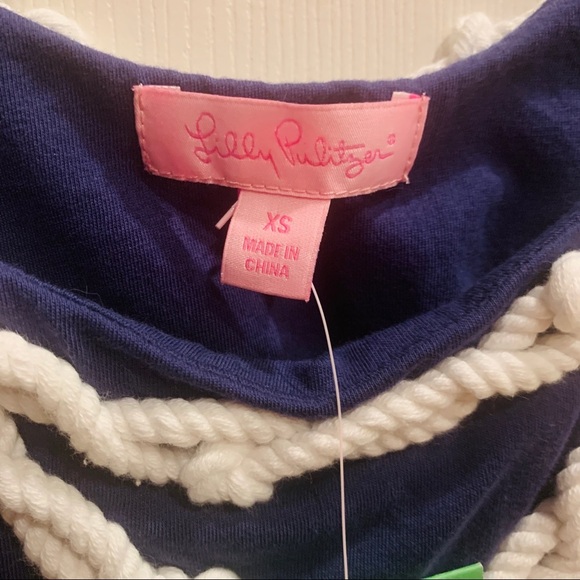 NWT Lilly Pulitzer Aude adorable Rope Embellished - Picture 4 of 5